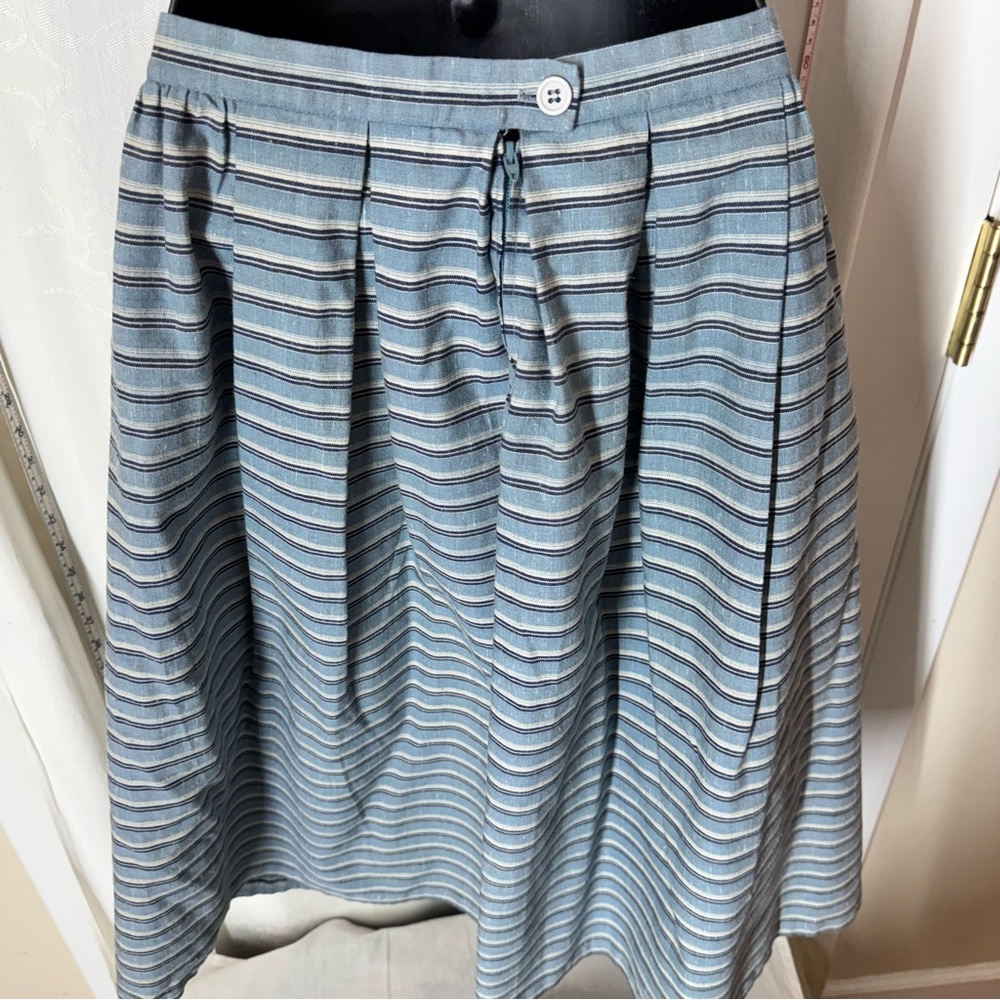 Vintage Act III Striped Skirt Set - Picture 5 of 7